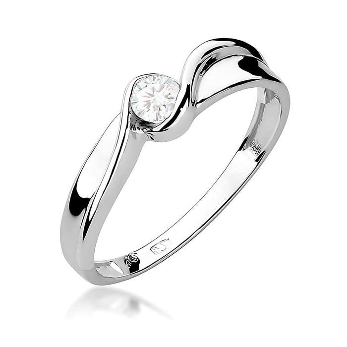 Inel Aur 14K W0278 Diamant de Laborator 0.10ct