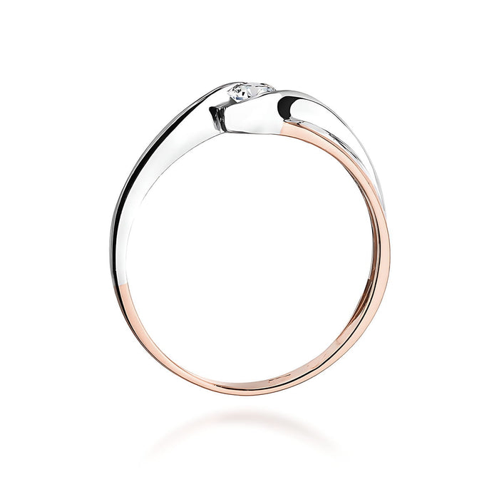 Inel Aur 14K W0278 Diamant de Laborator 0.10ct