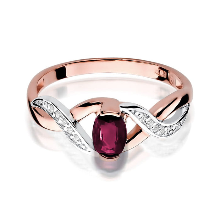 Inel Aur 14K cu Rubin 0.60 ct