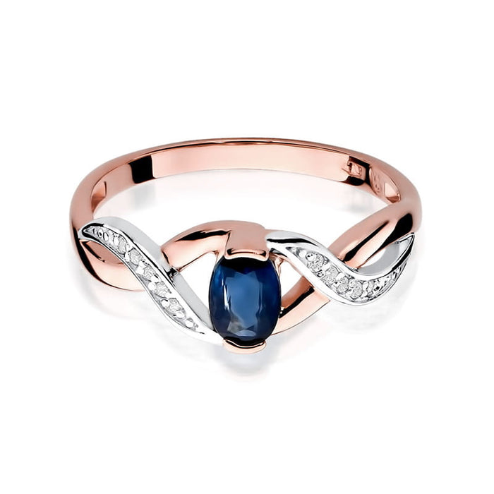 Inel Aur 14K cu Safir 0.70 ct