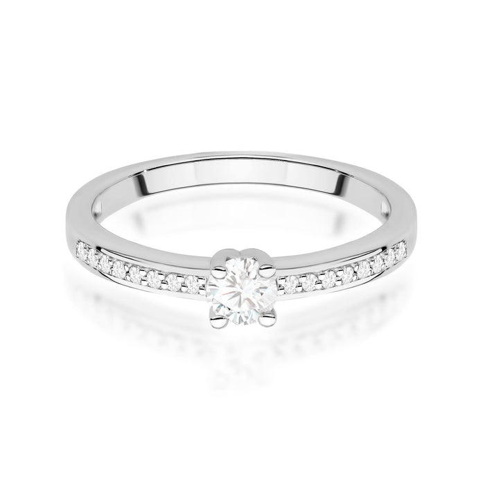 Inel Aur 14K cu Diamante de Laborator 0.28 ct