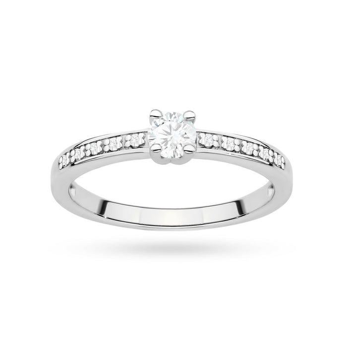 Inel Aur 14K cu Diamante de Laborator 0.28 ct