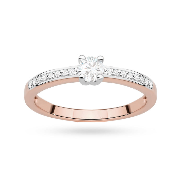 Inel Aur 14K cu Diamante de Laborator 0.28 ct