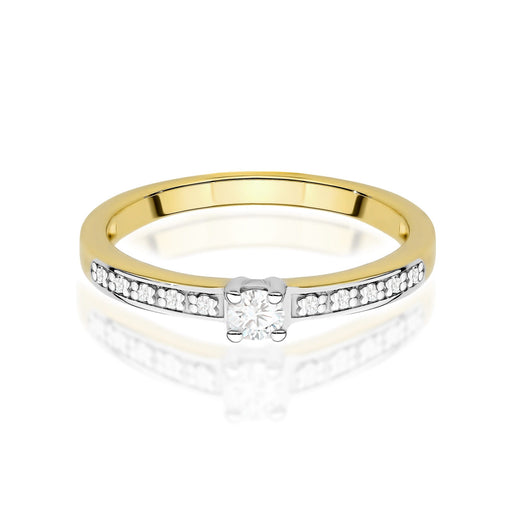 Inel Aur 14K cu Diamante de Laborator 0.13 ct