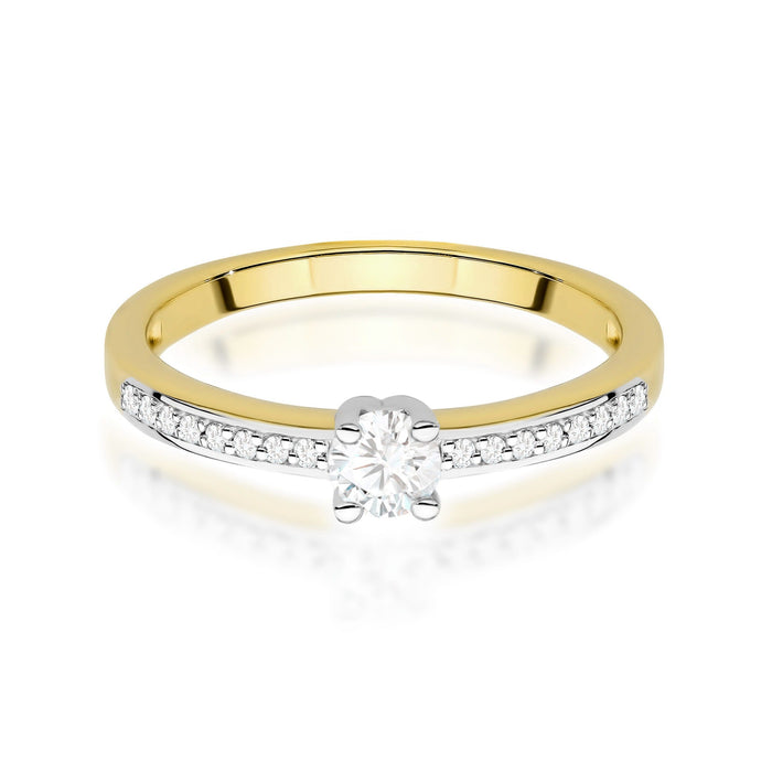 Inel Aur 14K cu Diamante de Laborator 0.28 ct