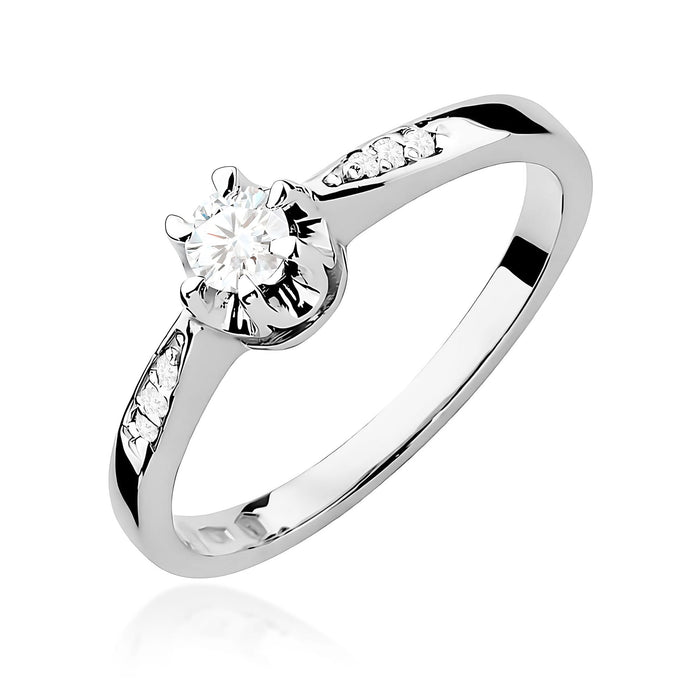 Inel Aur 14K W0291 Diamant Crescut în Laborator 0.20ct