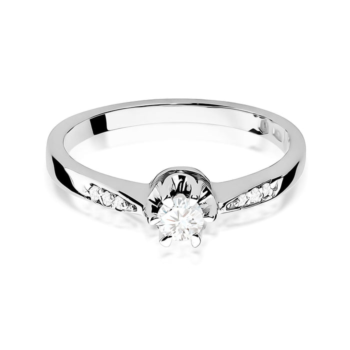 Inel Aur 14K W0291 Diamant Crescut în Laborator 0.20ct