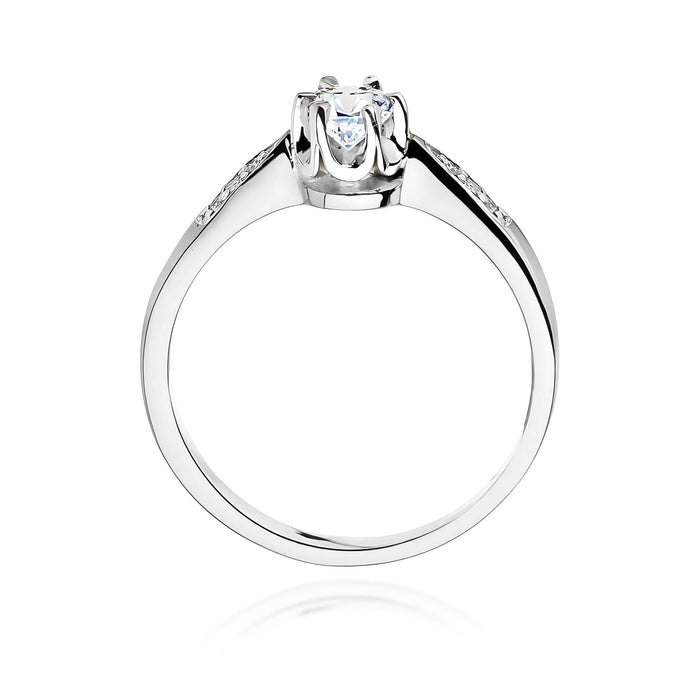 Inel Aur 14K W0291 Diamant Crescut în Laborator 0.20ct
