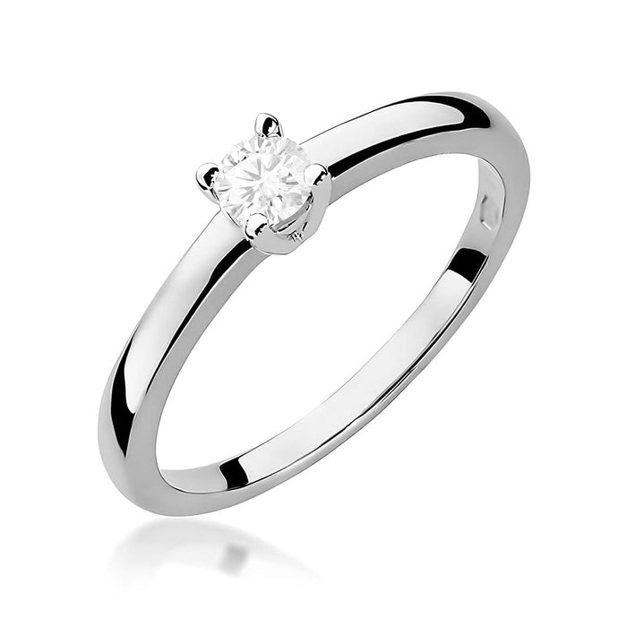 Inel Aur 14K W0292 Diamant Cultivat 0.25ct