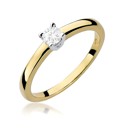 Inel Aur 14K W0292 Diamant Cultivat 0.20ct
