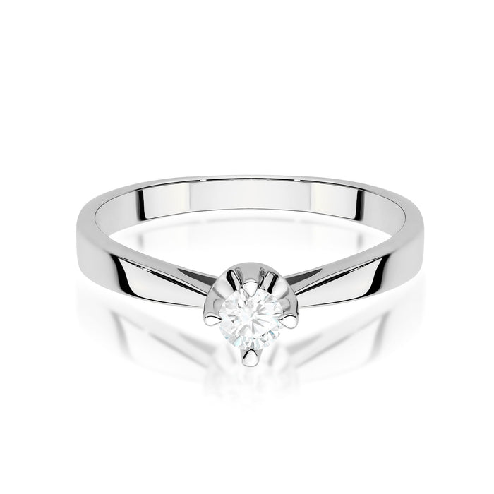 Inel Aur 14K cu Diamant de Laborator 0.20 ct