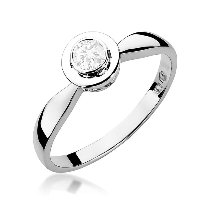 Inel Aur 14K W0294 Diamant Cultivat 0.25ct