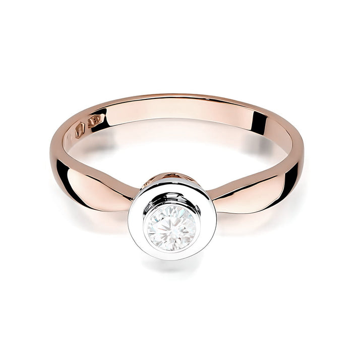 Inel Aur 14K W0294 Diamant Cultivat 0.25ct