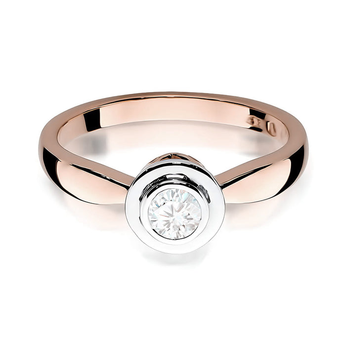 Inel Aur 14K W0294 Diamant Cultivat 0.30ct