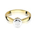 Inel Aur 14K W0294 Diamant Cultivat 0.25ct