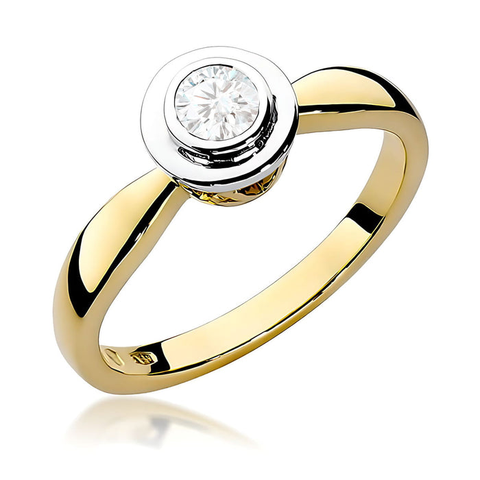 Inel Aur 14K W0294 Diamant Cultivat 0.30ct