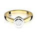 Inel Aur 14K W0294 Diamant Cultivat 0.30ct
