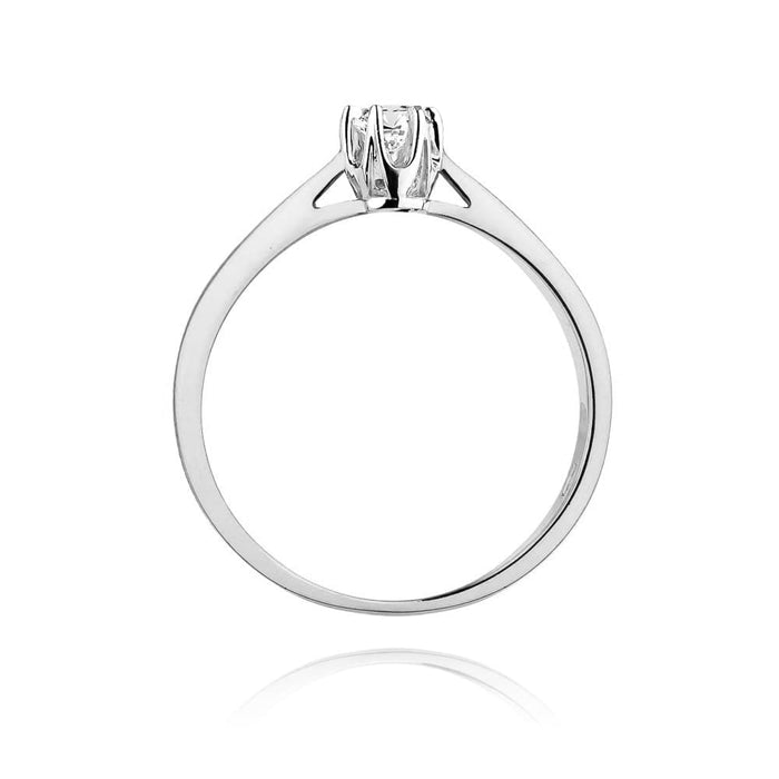Inel Aur 14K W295 Diamant Crescut în Laborator 0.15ct