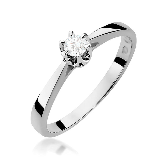 Inel Aur 14K W0295 Diamant 0,15ct