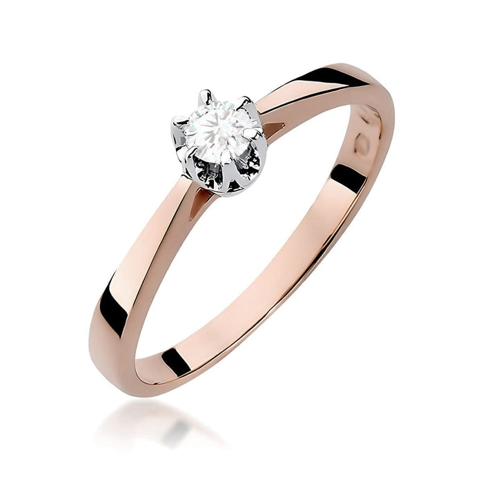 Inel Aur 14K W0295 Diamant 0,15ct