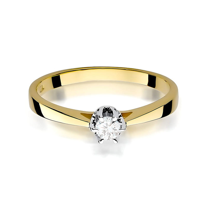 Inel Aur 14K W0295 Diamant 0,15ct