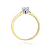 Inel Aur 14K W0295 Diamant 0,15ct
