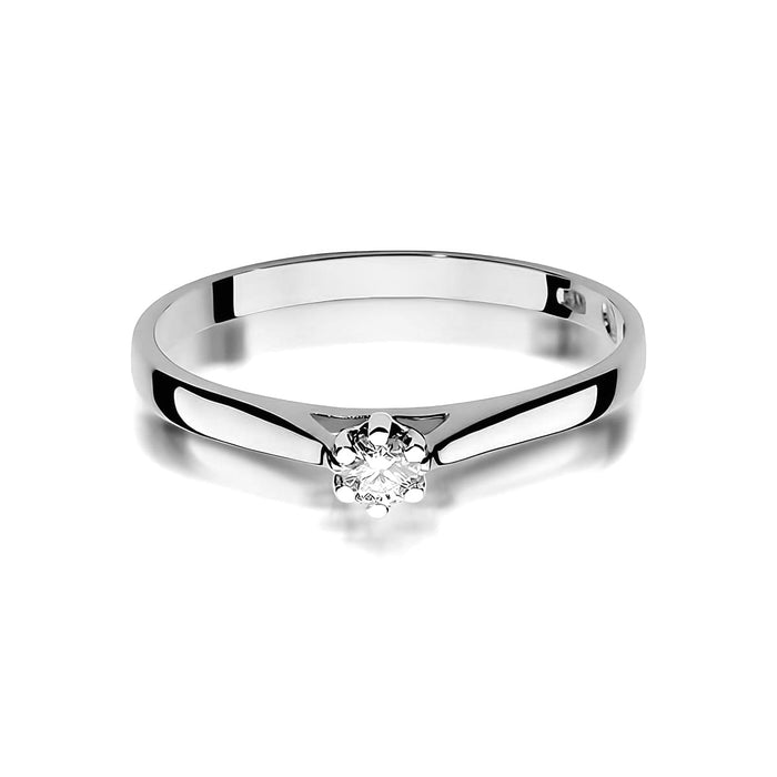Inel Aur 14K W0311 Diamant Cultivat 0.10ct