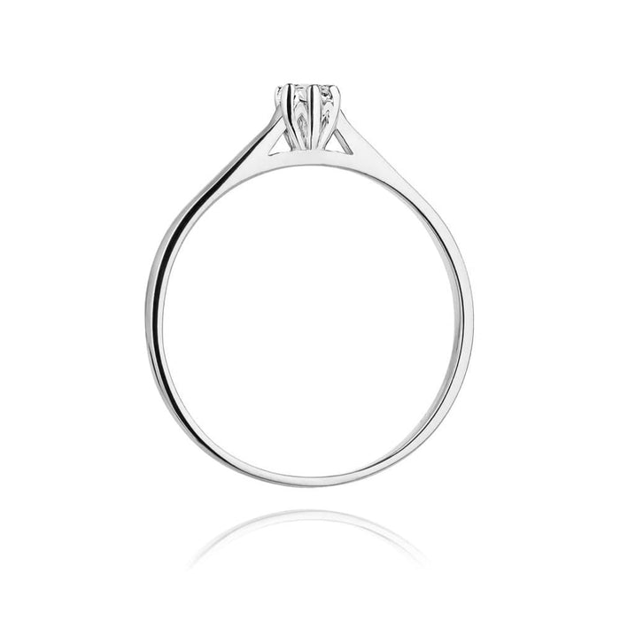 Inel Aur 14K W0311 Diamant Cultivat 0.10ct