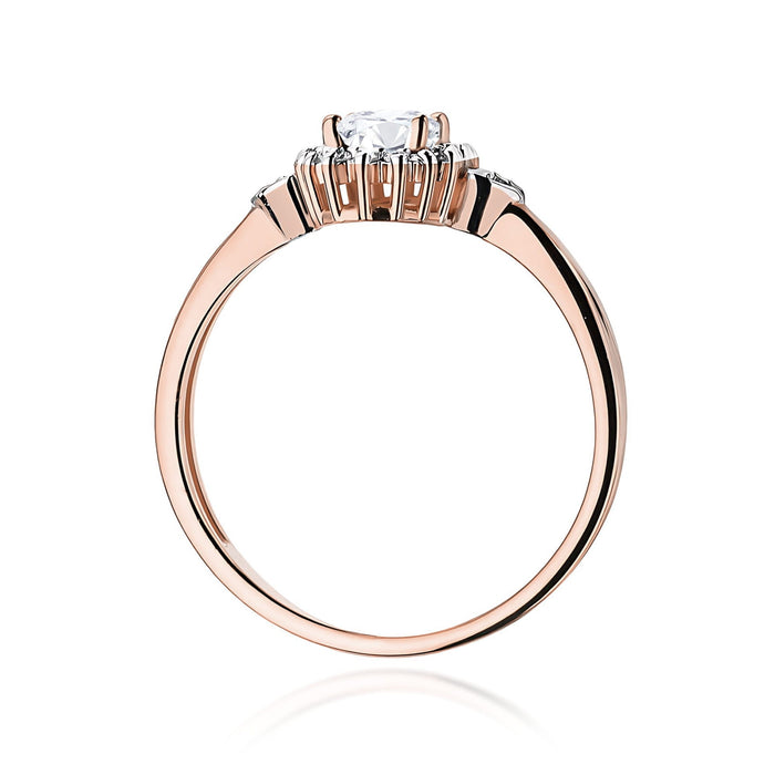 Inel Aur 14K W0312 Diamant 0,40ct
