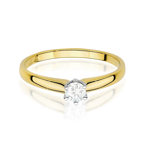 Inel Aur 14K cu Diamant de Laborator 0.20 ct