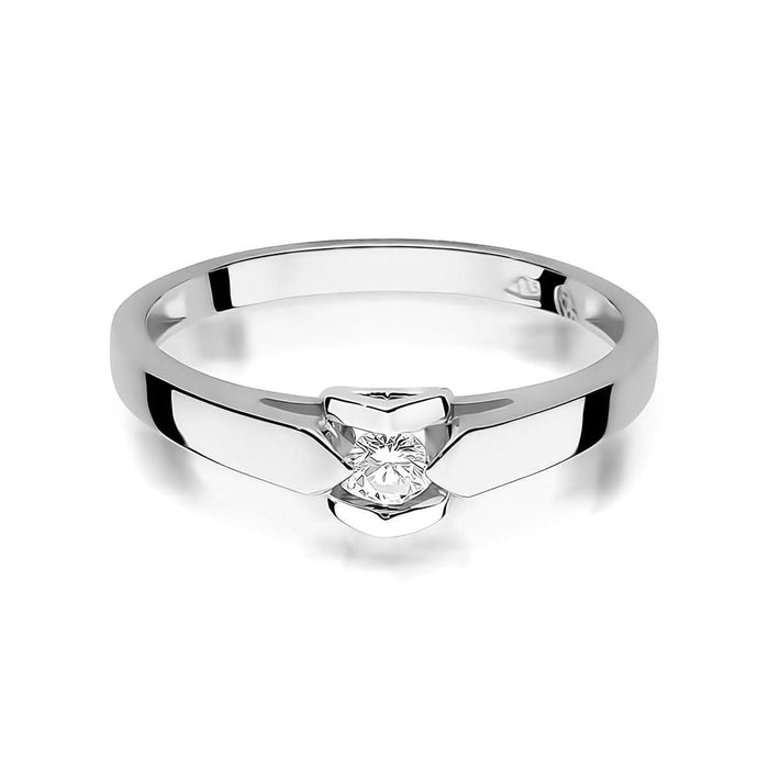 Inel Aur 14K W0320 Diamant Cultivat 0.10ct