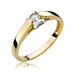 Inel Aur 14K W0320 Diamant Cultivat 0.10ct