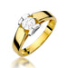 Inel Aur 14K W0320 Diamant Cultivat 0.50ct