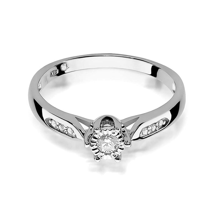 Inel Aur 14K W0328 Diamant Cultivat 0.08ct