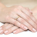 Inel Aur 14K W0328 Diamant Cultivat 0.08ct