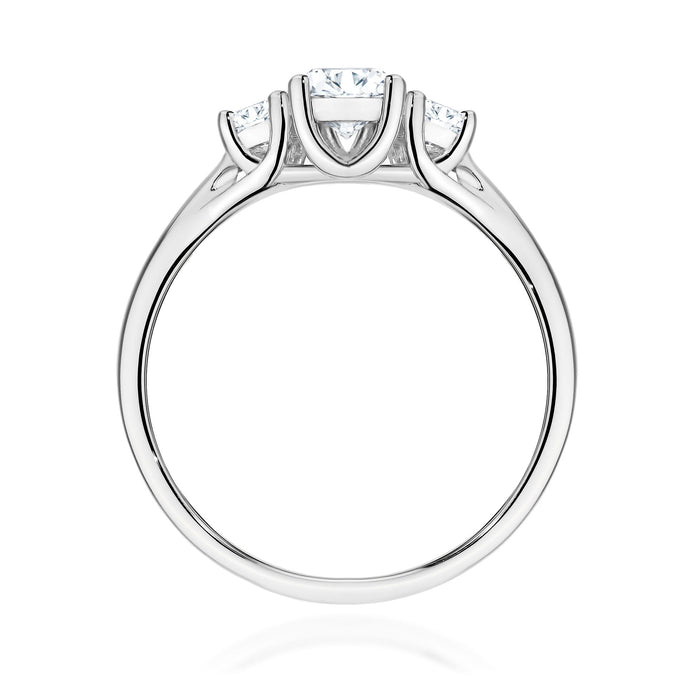 Inel Aur 14K cu Diamante de Laborator 0.49 ct