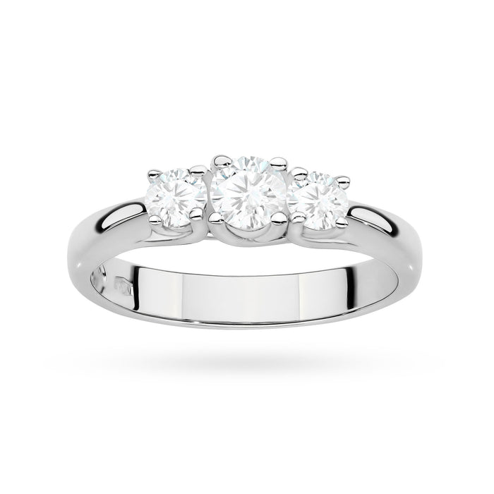 Inel Aur 14K cu Diamante de Laborator 0.49 ct