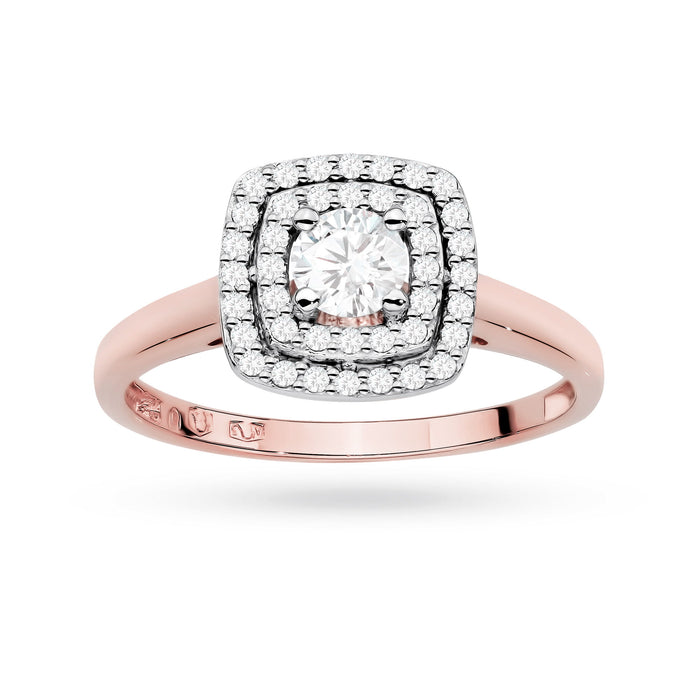 Inel Aur 14K cu Diamante de Laborator 0.50 ct