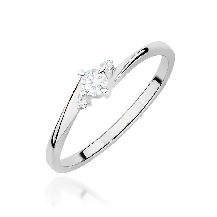 Inel Aur 14K cu Diamante de Laborator 0.12 ct
