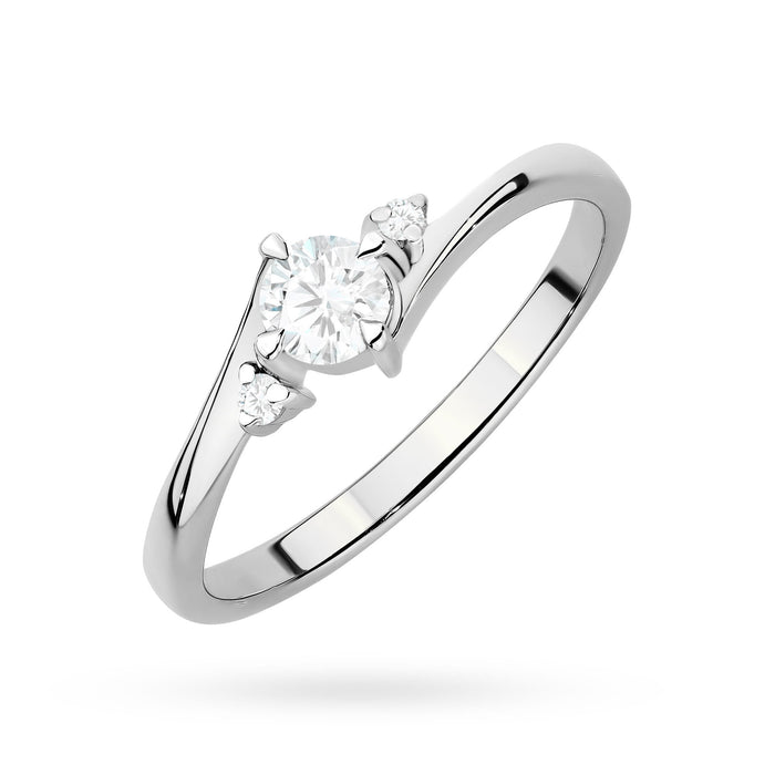 Inel Aur 14K cu Diamante de Laborator 0.27 ct