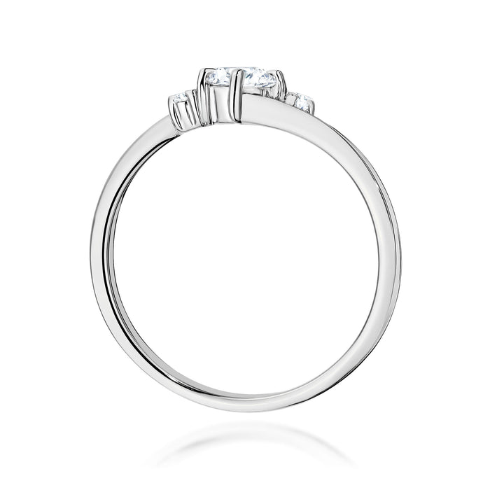 Inel Aur 14K cu Diamante de Laborator 0.27 ct
