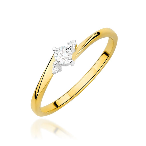 Inel Aur 14K cu Diamante de Laborator 0.12 ct