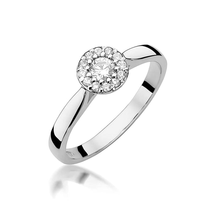 Inel Aur 14K W0362 Diamant Laborator 0.12ct