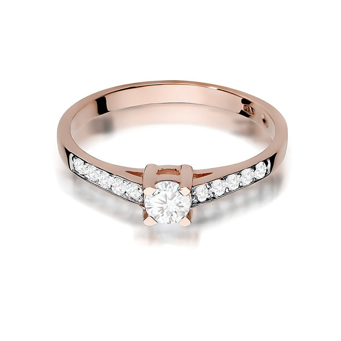 Inel Aur 14K W0364 Diamant de Laborator 0.30ct