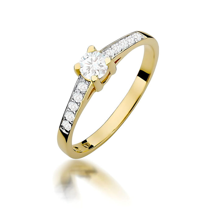 Inel Aur 14K W0364 Diamant de Laborator 0.30ct