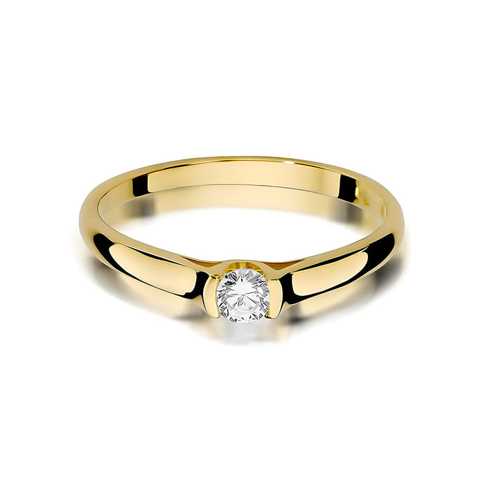 Inel Aur 14K W0369 Diamant Lab Grown 0.15ct