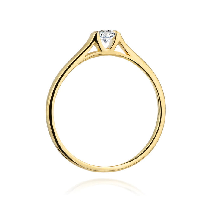 Inel Aur 14K W0369 Diamant Lab Grown 0.15ct
