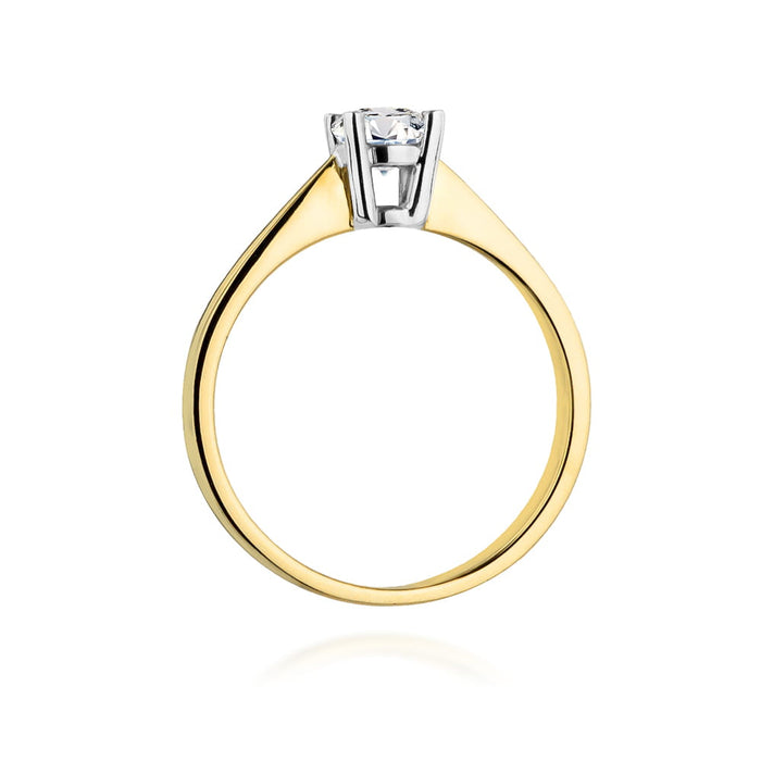 Inel Aur 14K W0404 Diamant Cultivat 0.50ct