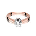 Inel Aur 14K W408 Diamant Cultivat 0.25ct