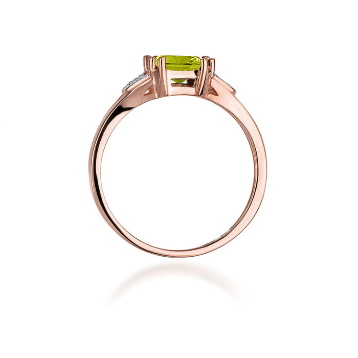 Inel Aur 14K cu Peridot 1.10 ct